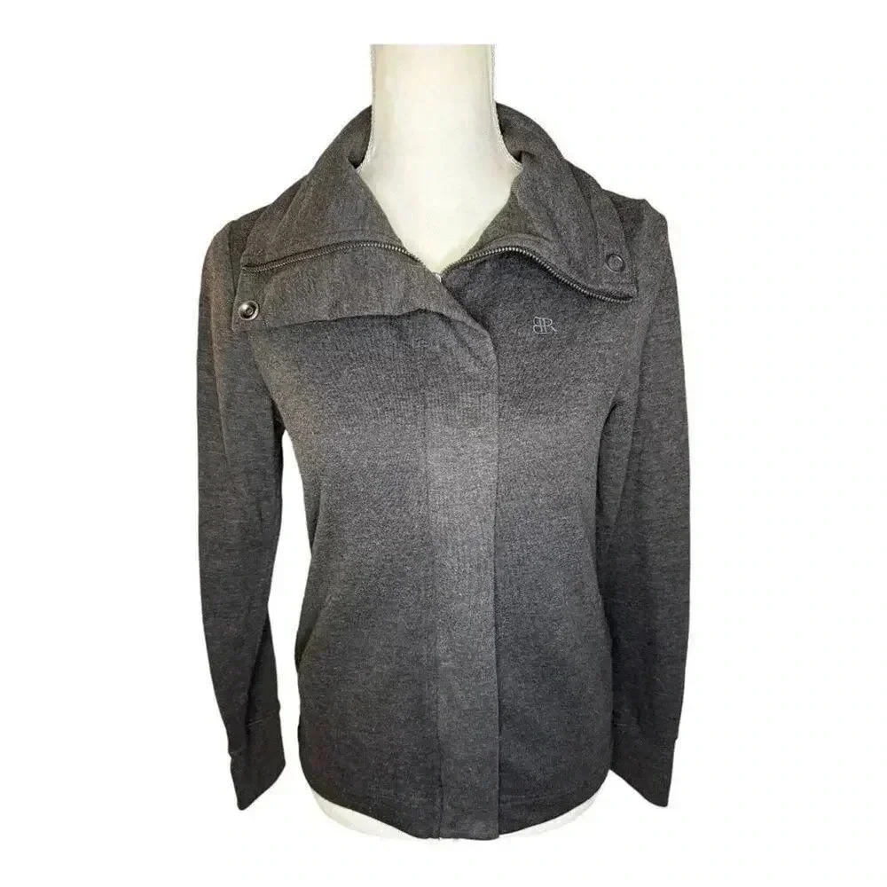 Banana Republic Women’s‎ XS Dark Gray Cotton/Polyester Zip Up Sweatshirt
